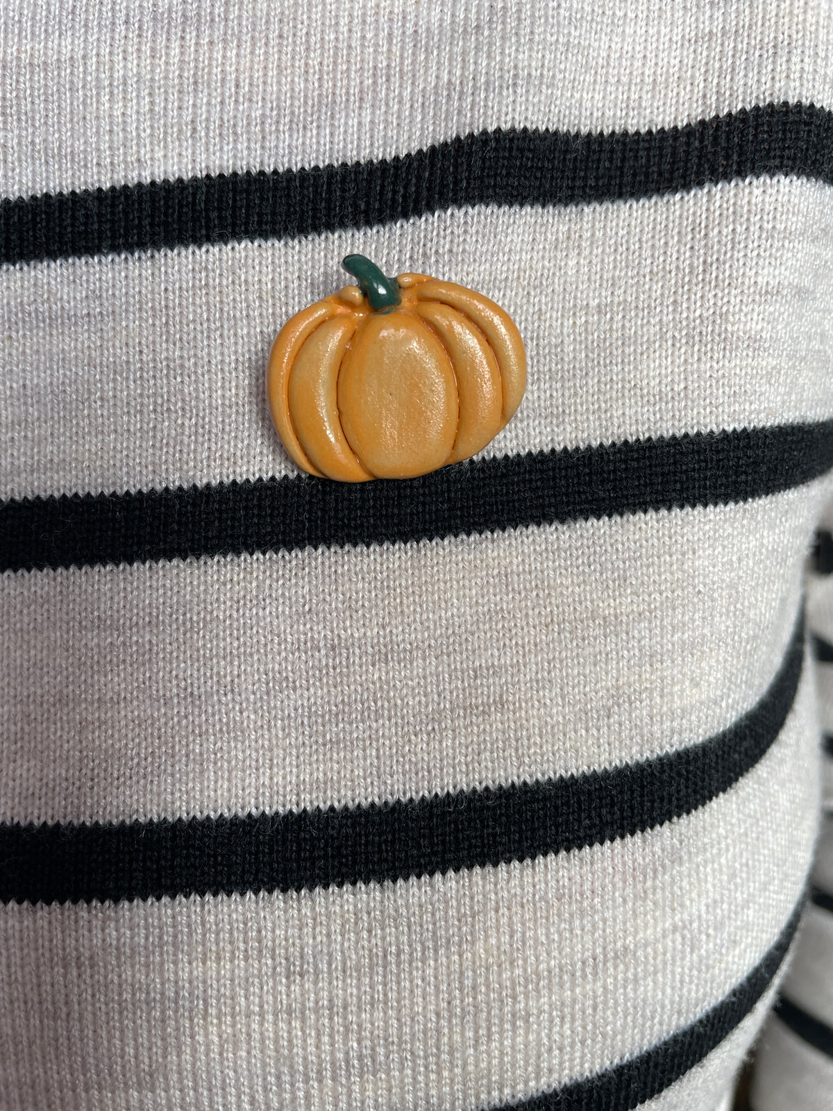 Broche citrouille