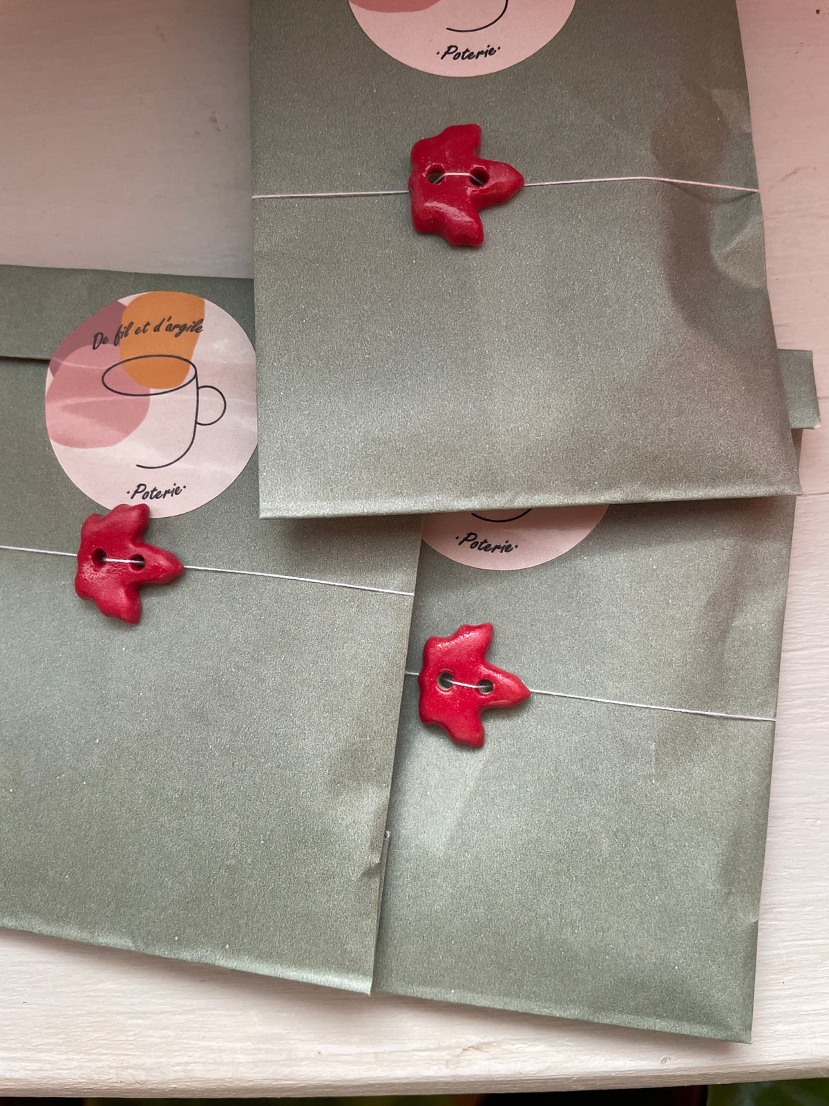 Boutons feuilles