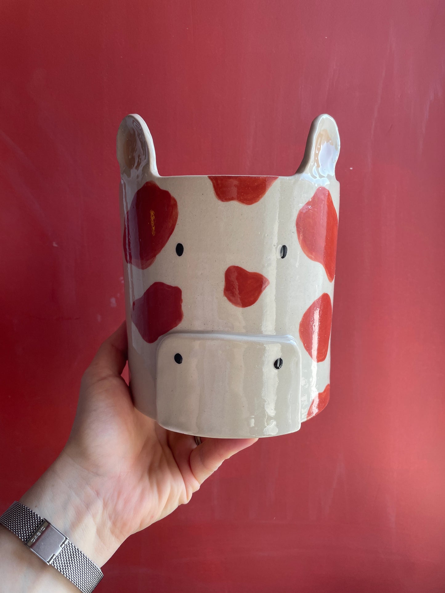 Cache pot Vache